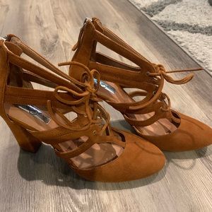 Halogen suede heels